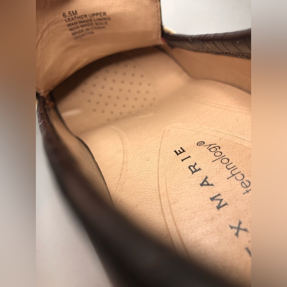 Alex Marie Elegant Brown and Cream Women's Loafers NEW size 6.5 - Picture 14 of 16